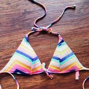 Vibrant Multicolor Kids Bikini Top